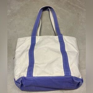 Vintage L.L. Bean Mini Boat And Tote Canvas Tote Bag